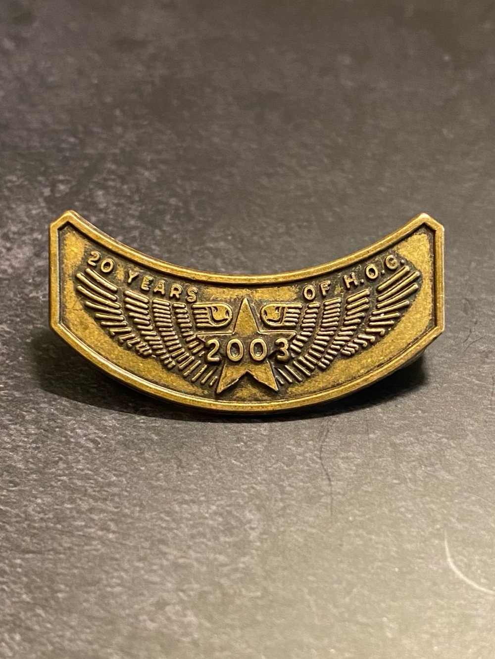 Harley-Davidson ‘20 Years H.O.G.’ 2003 Collectible Pin